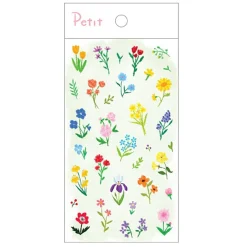 Colored Pencil Drawing Flower Sticker