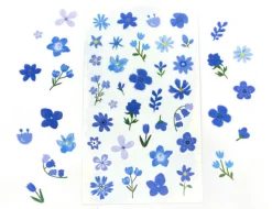 Colored Pencil Drawing Flower Sticker