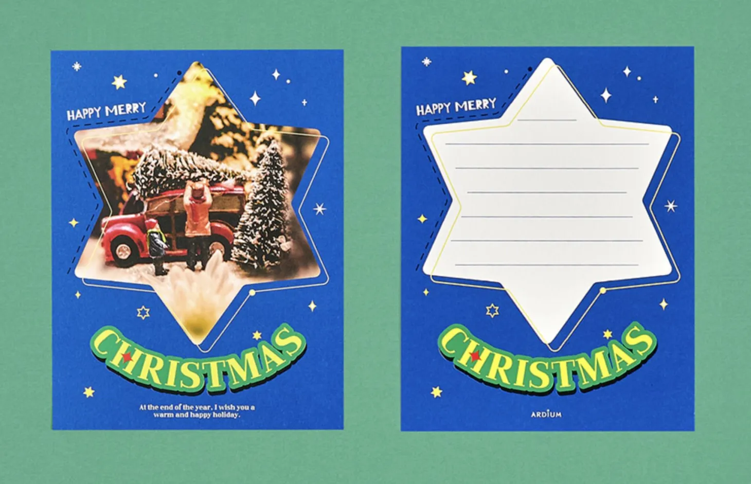 Colorful Christmas Card