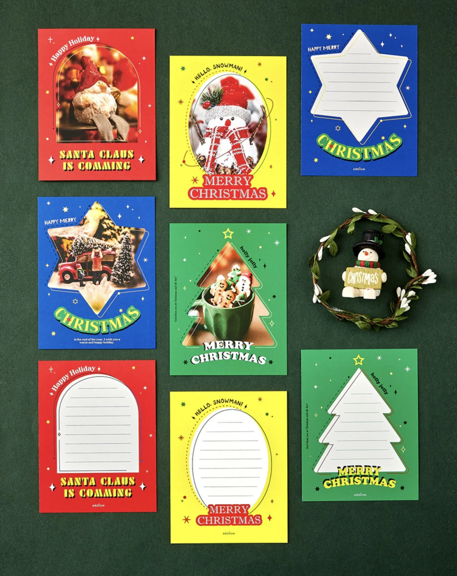 Colorful Christmas Card