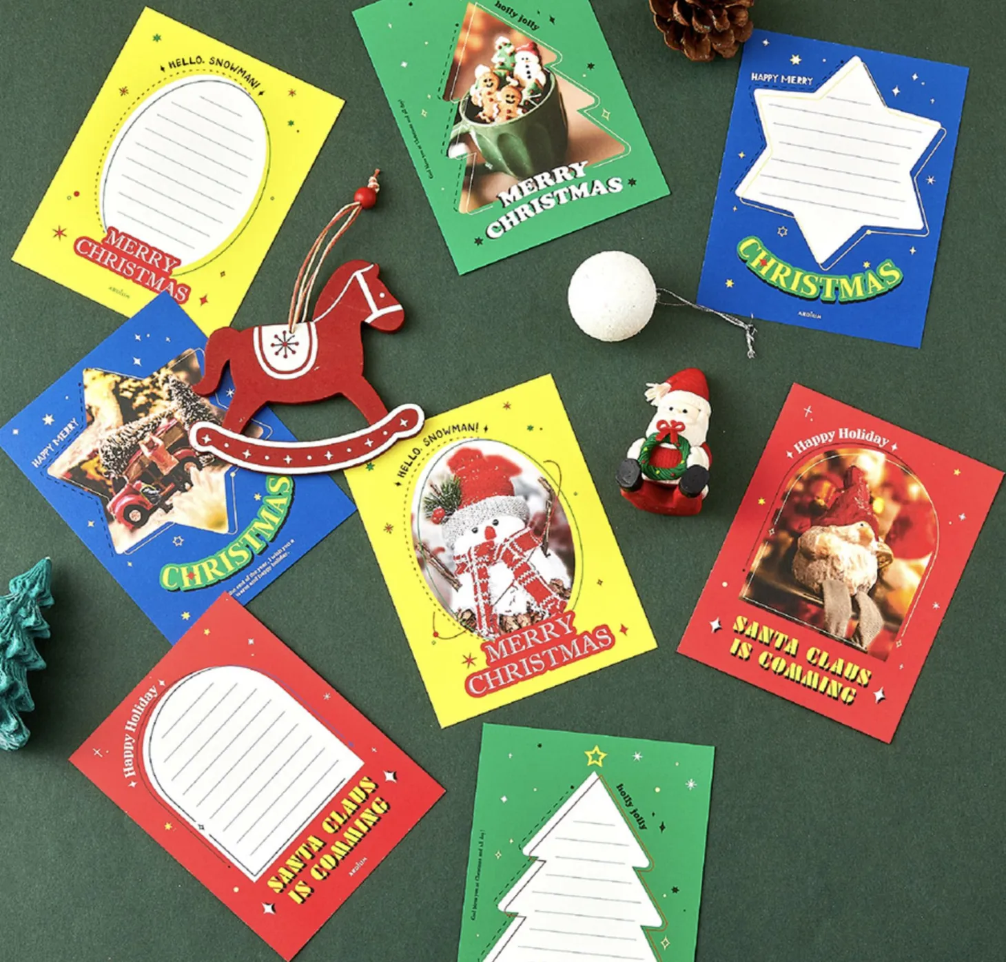 Colorful Christmas Card