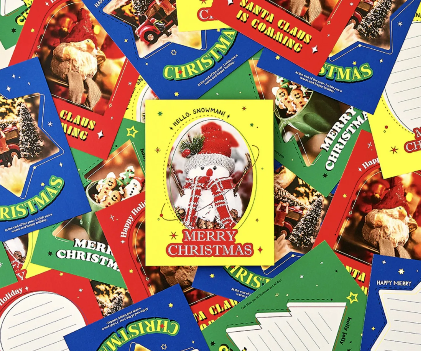 Colorful Christmas Card