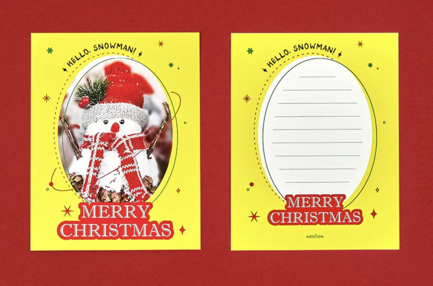 Colorful Christmas Card