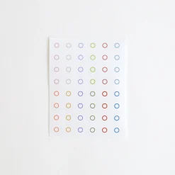 Colorful Circle Ring Sticker