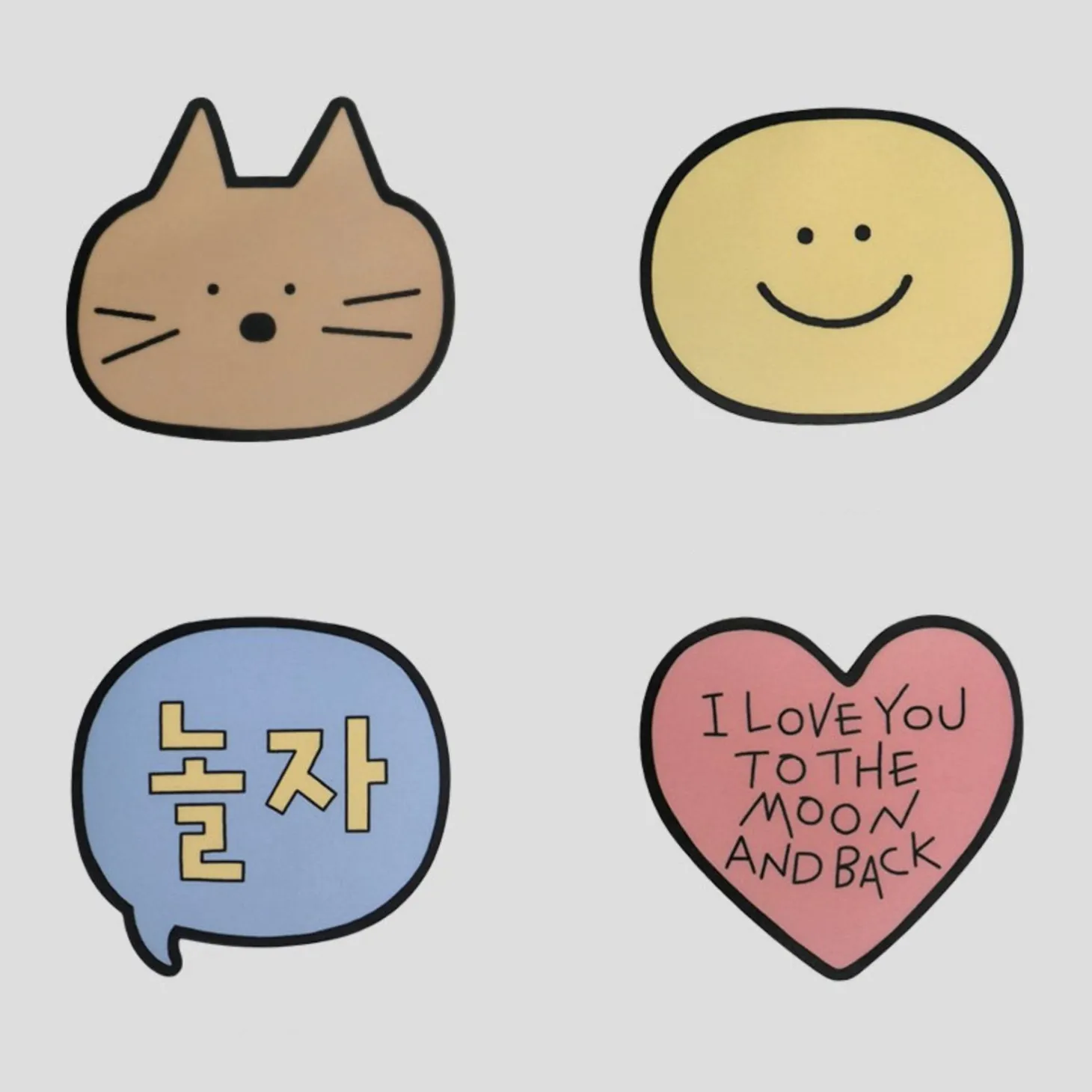 Colorful Doodle Mouse Pad
