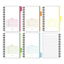 Colorful Index A5 Spiral Lined Notebook