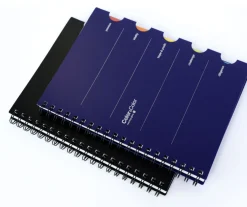 Colorful Index A5 Spiral Lined Notebook