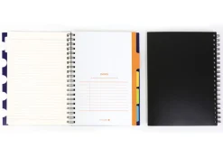 Colorful Index B5 Spiral Lined Notebook