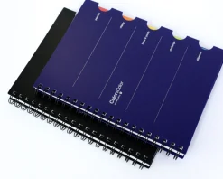 Colorful Index B5 Spiral Lined Notebook