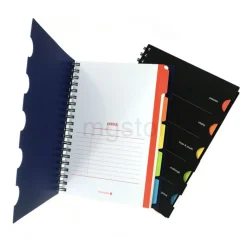 Colorful Index B5 Spiral Lined Notebook
