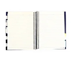 Colorful Index B5 Spiral Lined Notebook
