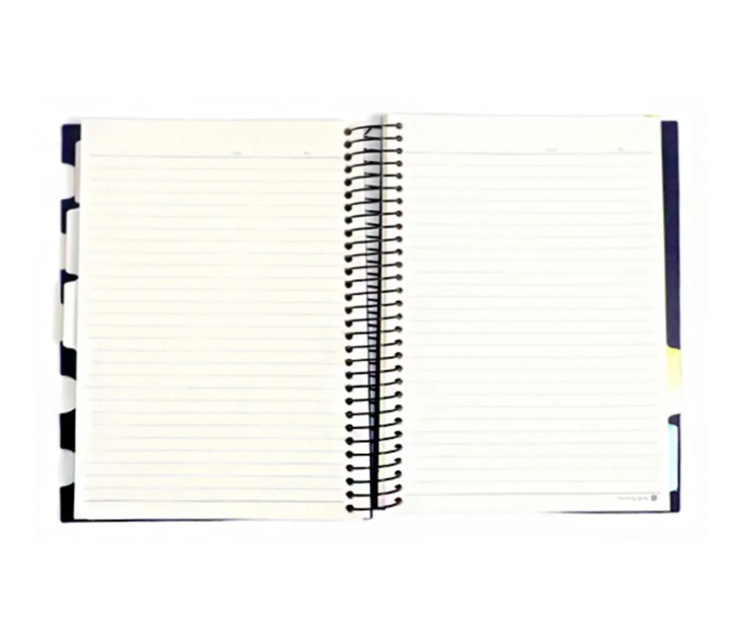 Colorful Index B5 Spiral Lined Notebook