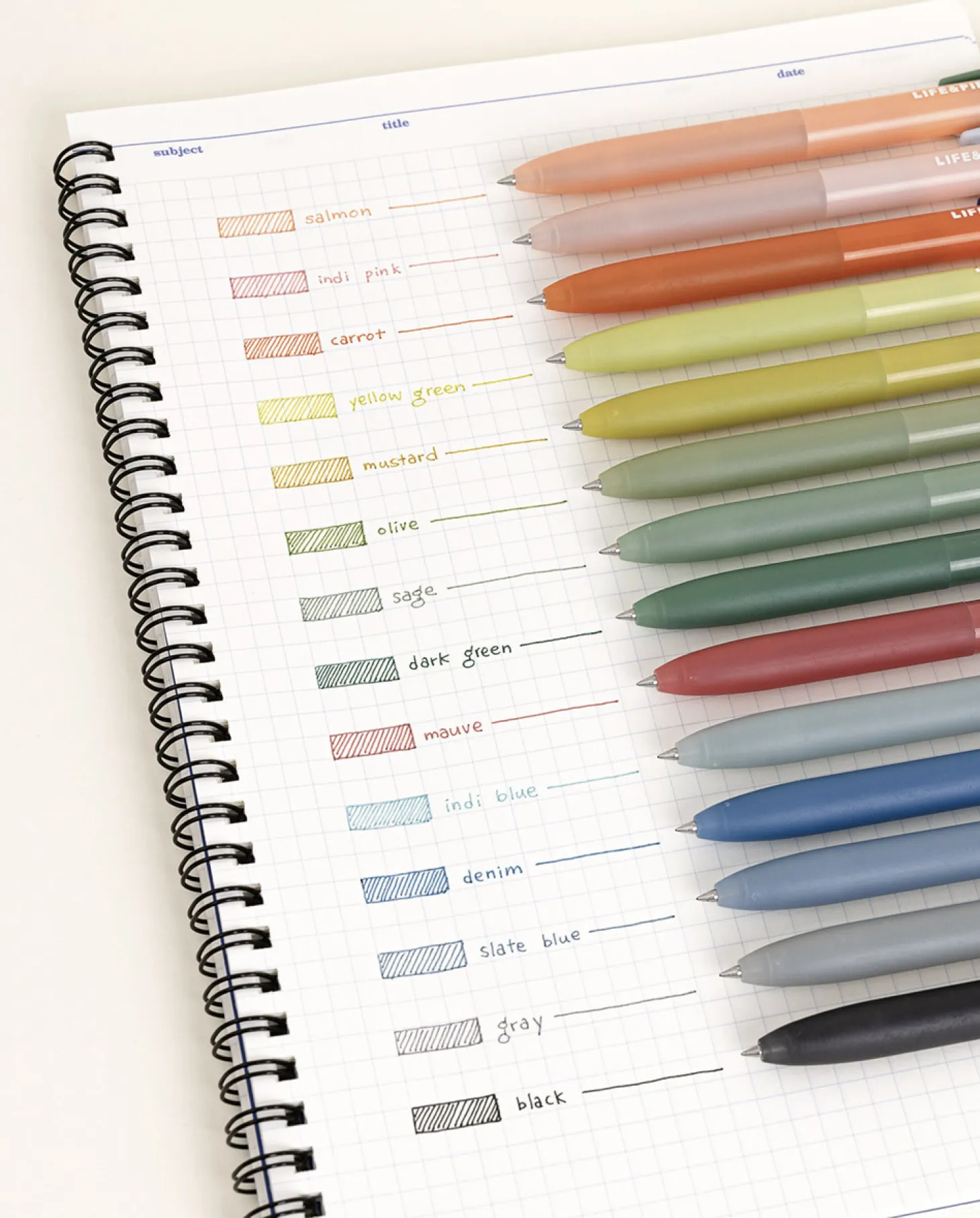 Colorful Life & Pieces 0.38mm Gel Pen
