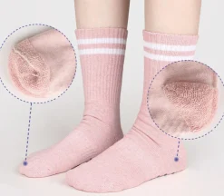 Colorful Non-slip Athletic Crew Socks