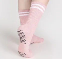 Colorful Non-slip Athletic Crew Socks