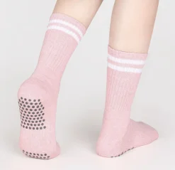 Colorful Non-slip Athletic Crew Socks