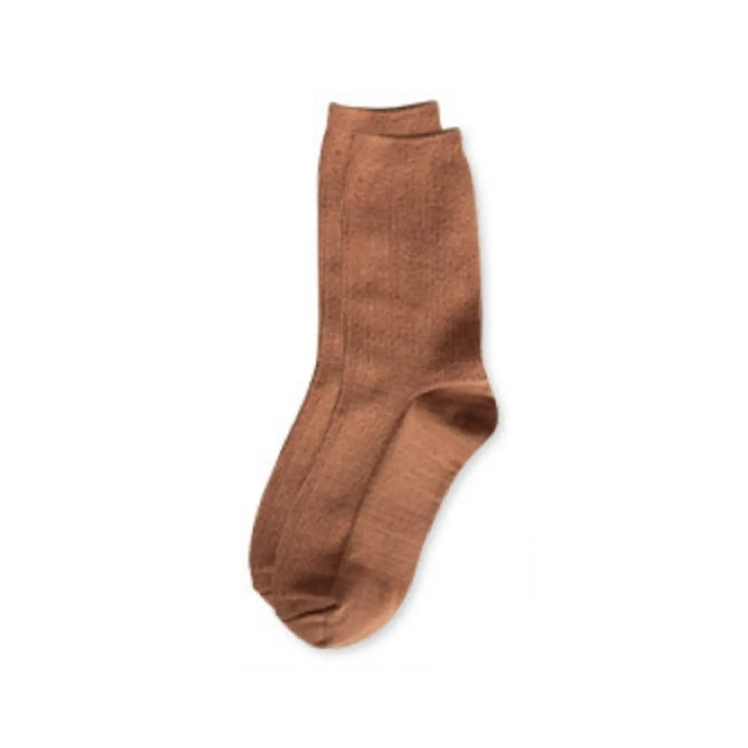 Colorful Ribbed Crew Women Socks