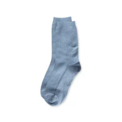 Colorful Ribbed Crew Women Socks