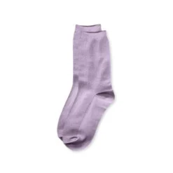 Colorful Ribbed Crew Women Socks