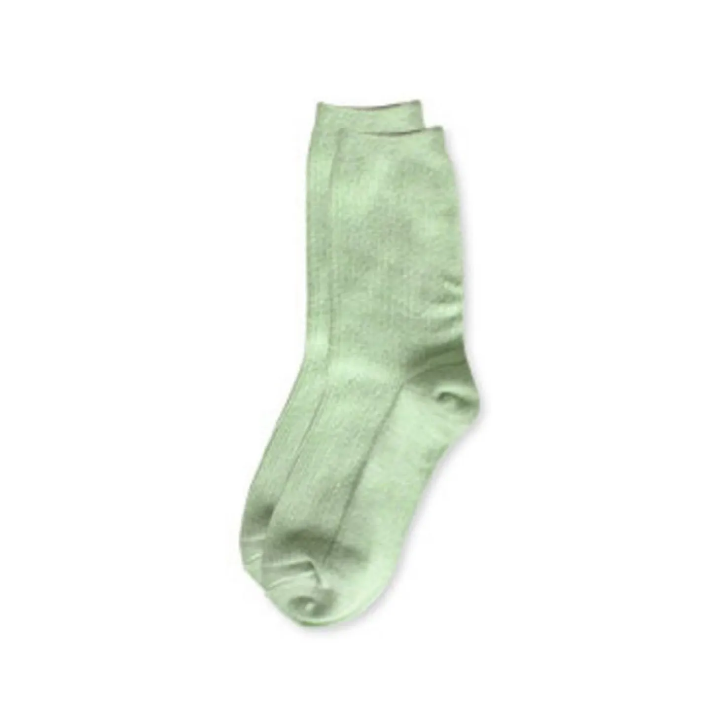 Colorful Ribbed Crew Women Socks