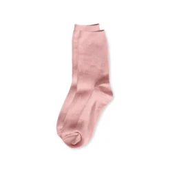 Colorful Ribbed Crew Women Socks