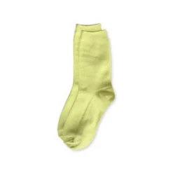 Colorful Ribbed Crew Women Socks