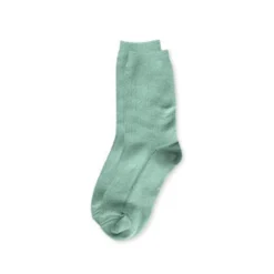 Colorful Ribbed Crew Women Socks