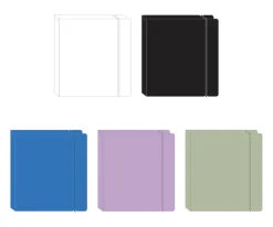 Colorful 6 Ring A6 Wide Binder