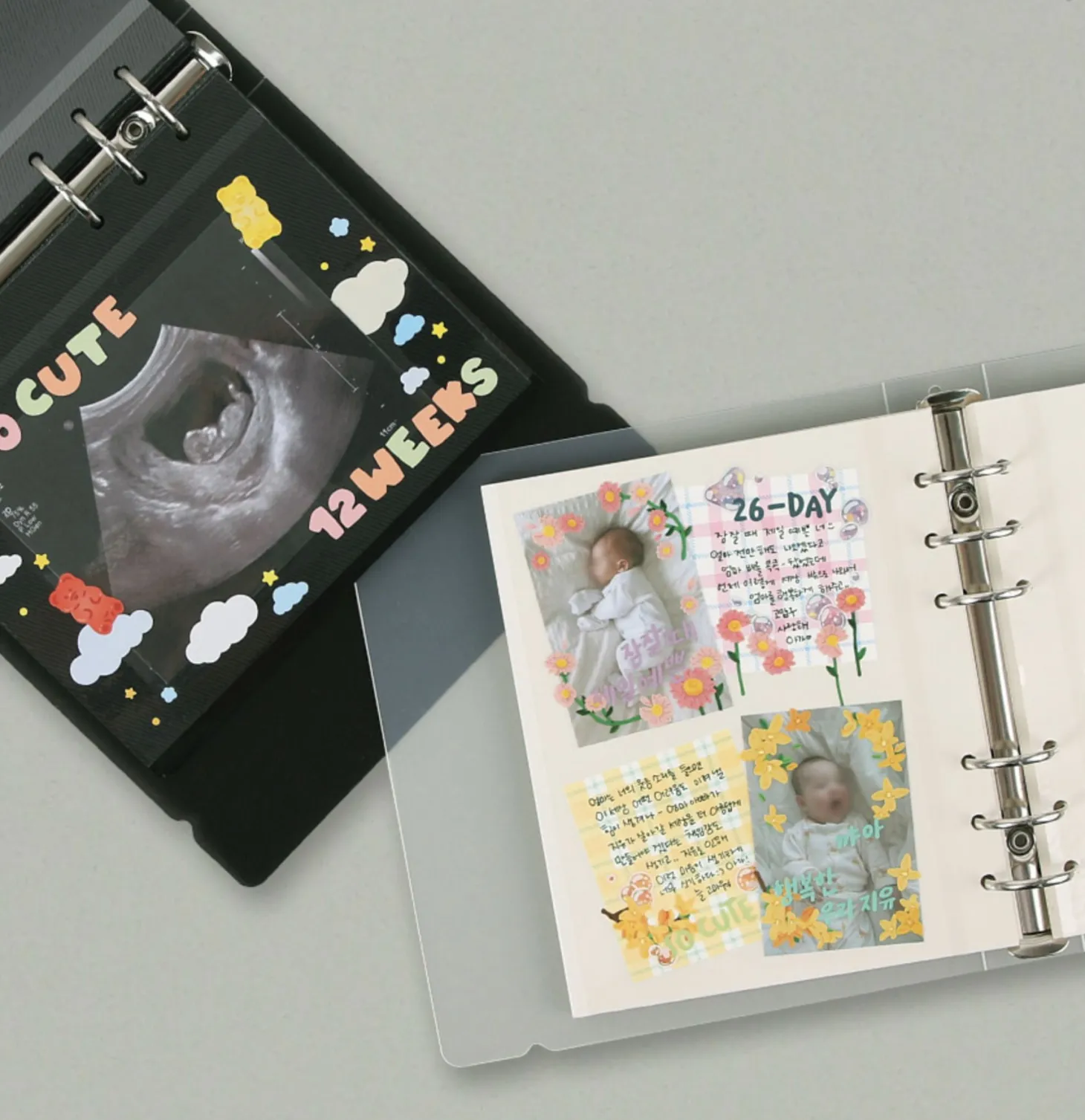 Colorful 6 Ring A6 Wide Binder