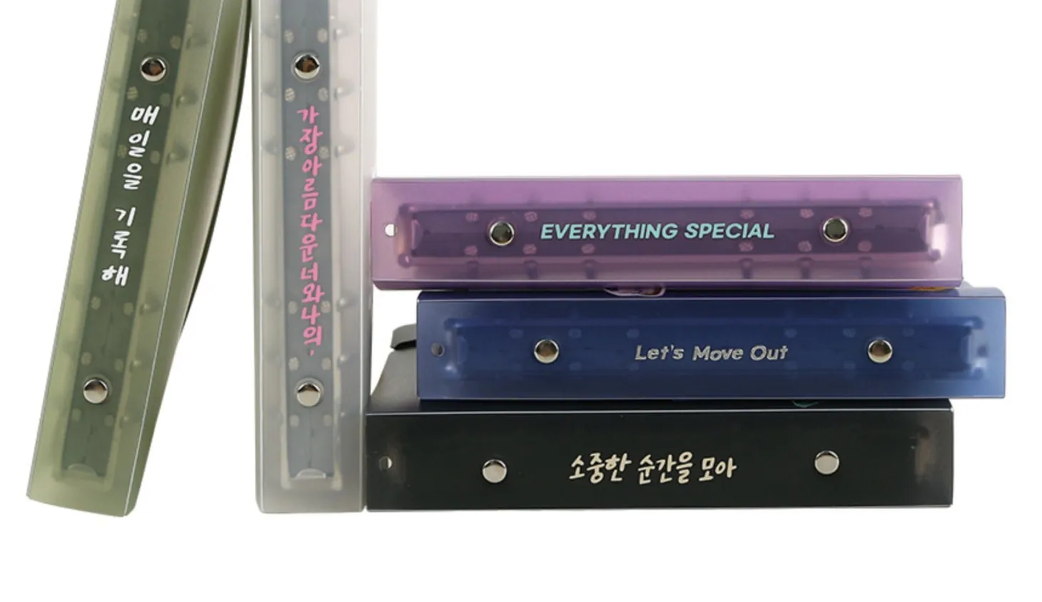 Colorful 6 Ring A6 Wide Binder