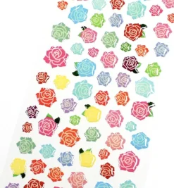 Colorful Rose Deco Sticker