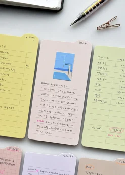 Colorful Rounded Edge Index Sticky Note
