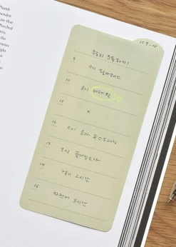 Colorful Rounded Edge Index Sticky Note