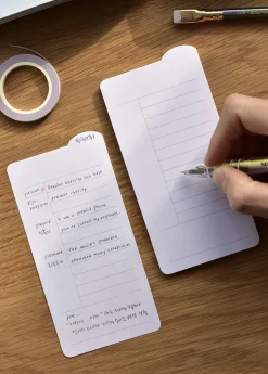 Colorful Rounded Edge Index Sticky Note