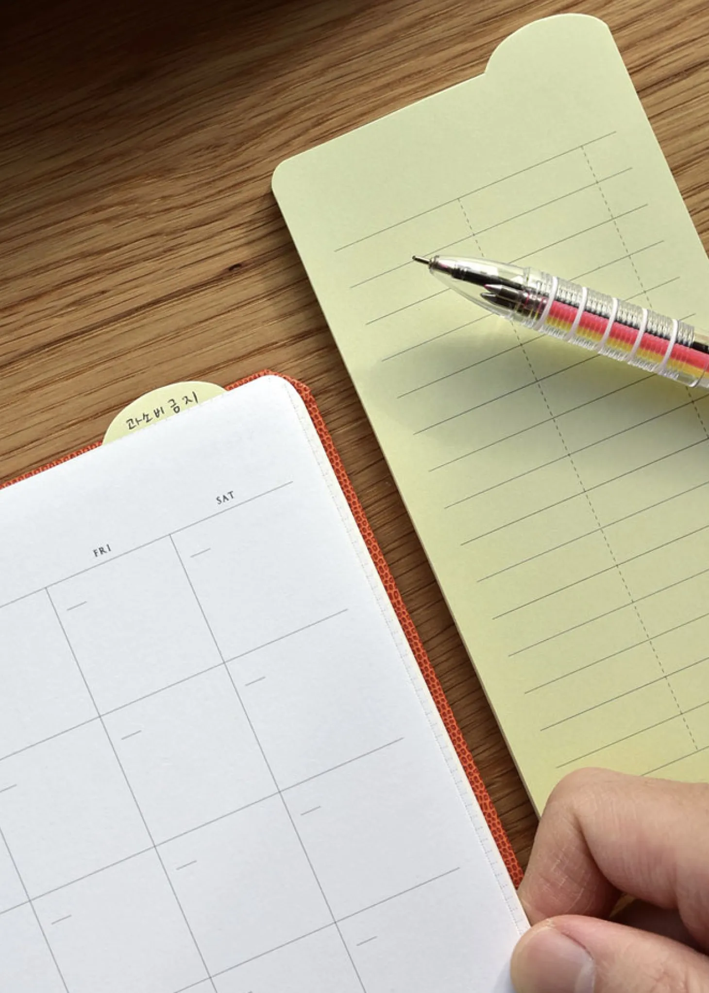 Colorful Rounded Edge Index Sticky Note