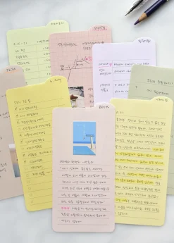 Colorful Rounded Edge Index Sticky Note