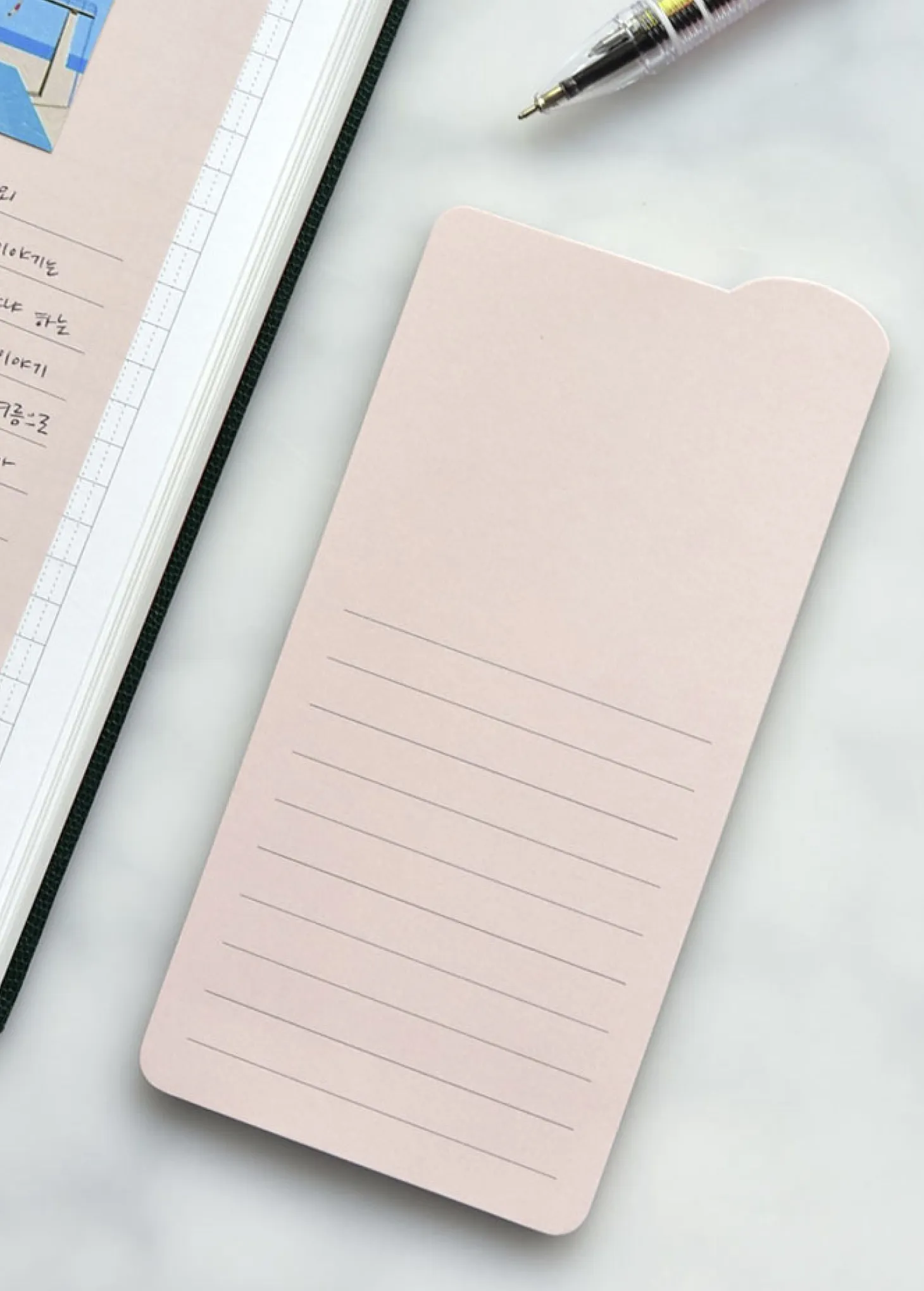 Colorful Rounded Edge Index Sticky Note