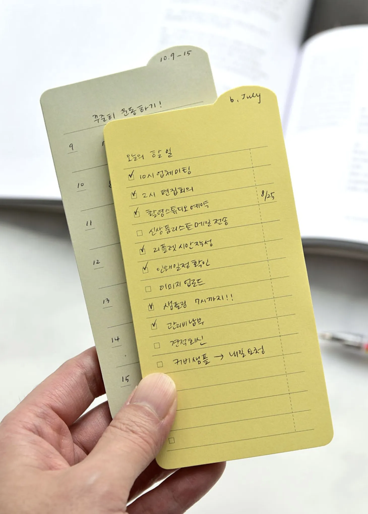 Colorful Rounded Edge Index Sticky Note