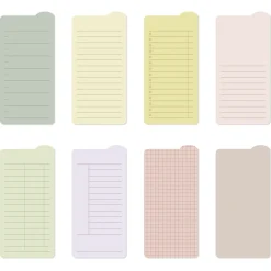 Colorful Rounded Edge Index Sticky Note