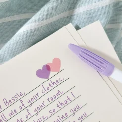 Colorful See-through Heart PVC Sticker