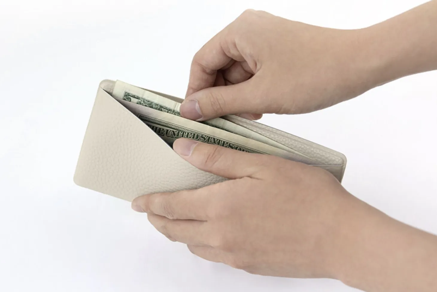 Colorful Vegan Leather Slim Bill Pocket