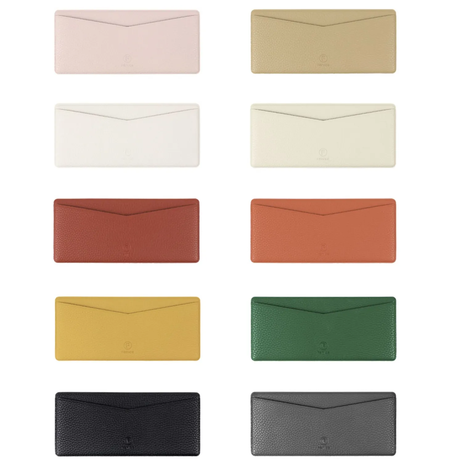 Colorful Vegan Leather Slim Bill Pocket