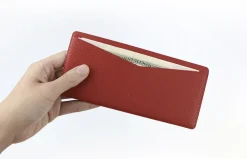 Colorful Vegan Leather Slim Bill Pocket