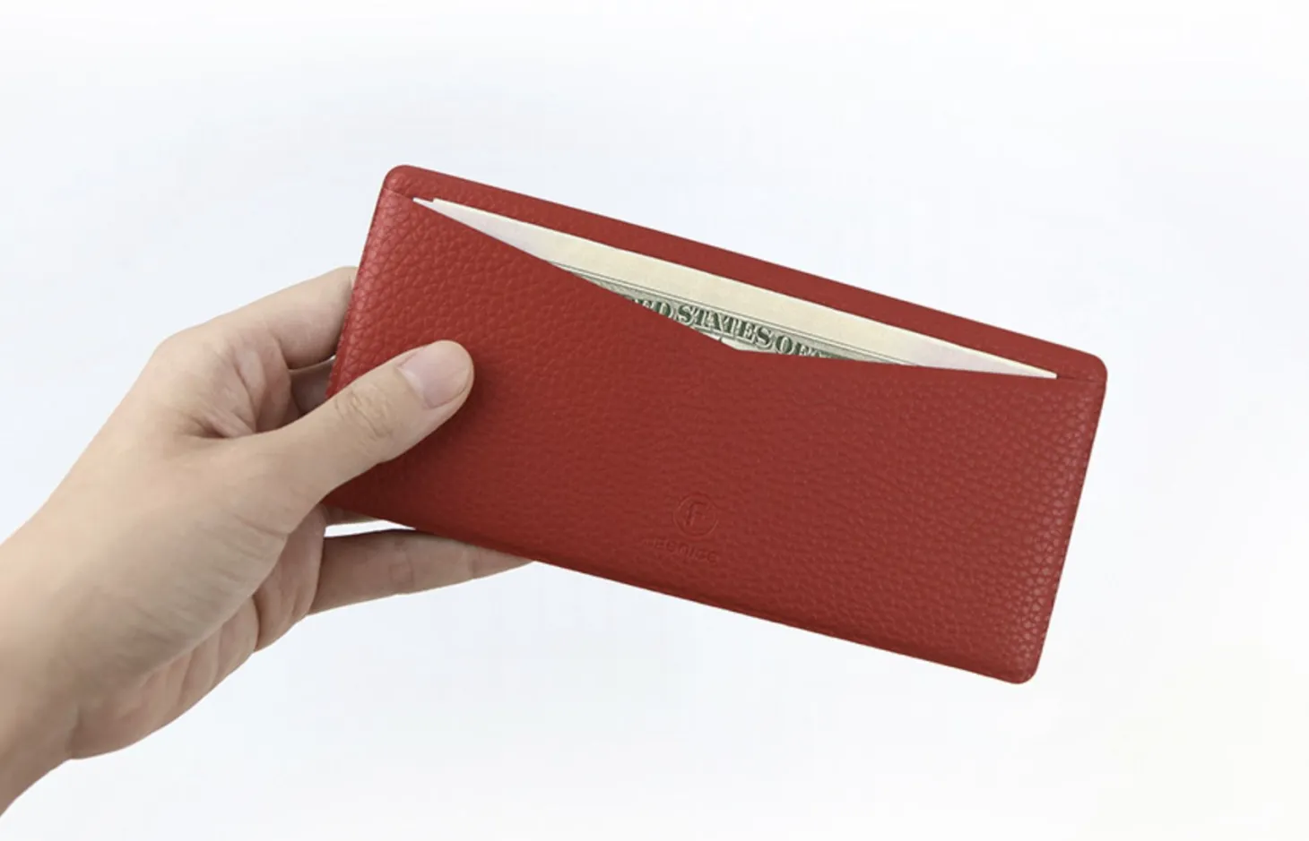 Colorful Vegan Leather Slim Bill Pocket