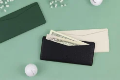 Colorful Vegan Leather Slim Bill Pocket
