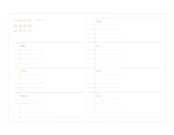 Colorful Weekly Diary Scheduler v8