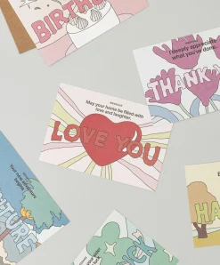 Colorful Wishes Postcard