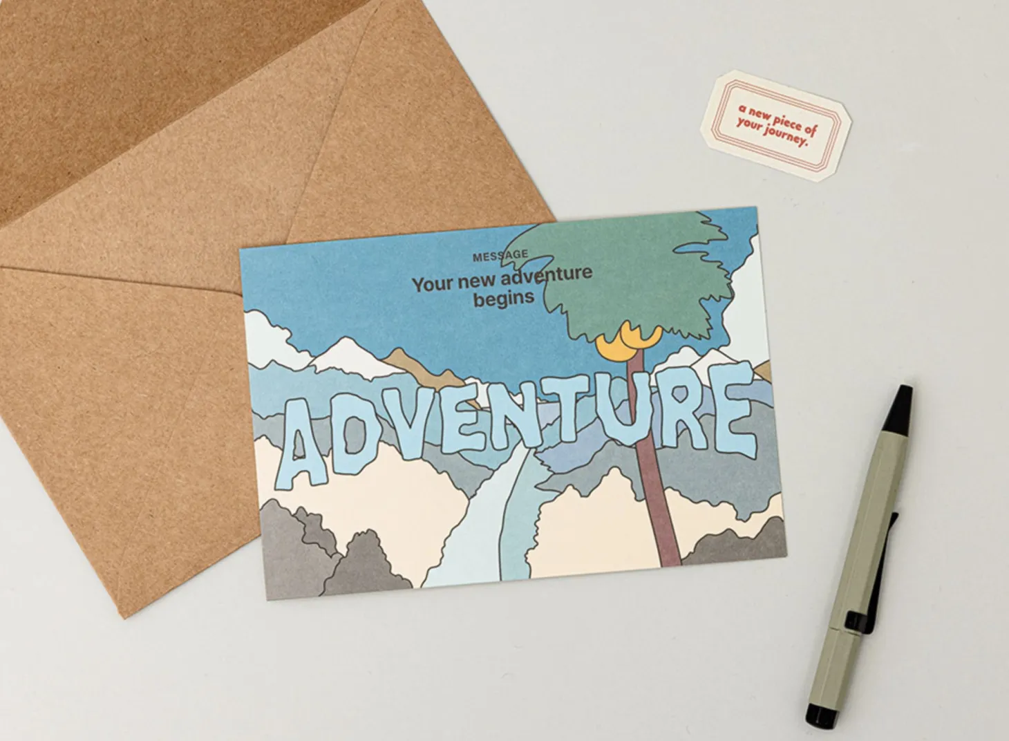 Colorful Wishes Postcard