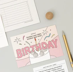 Colorful Wishes Postcard