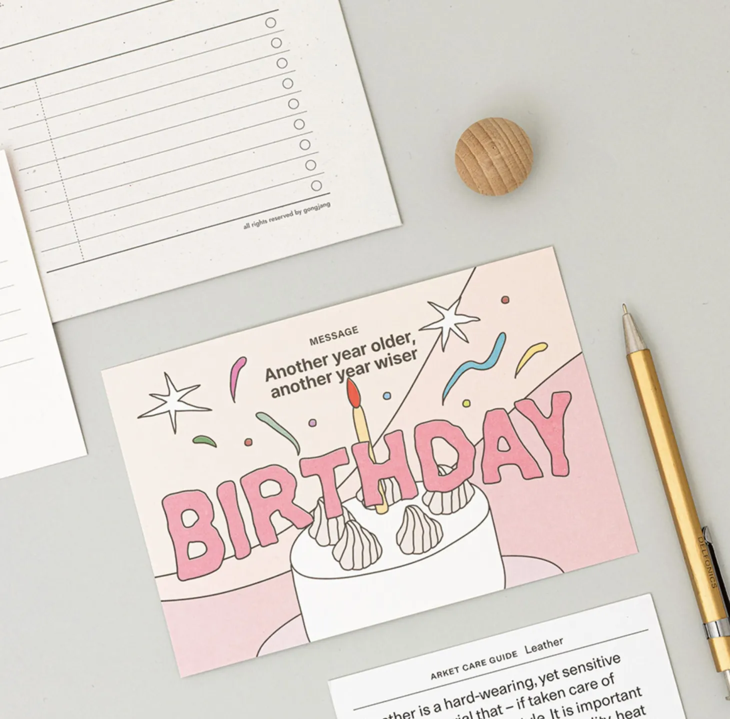 Colorful Wishes Postcard